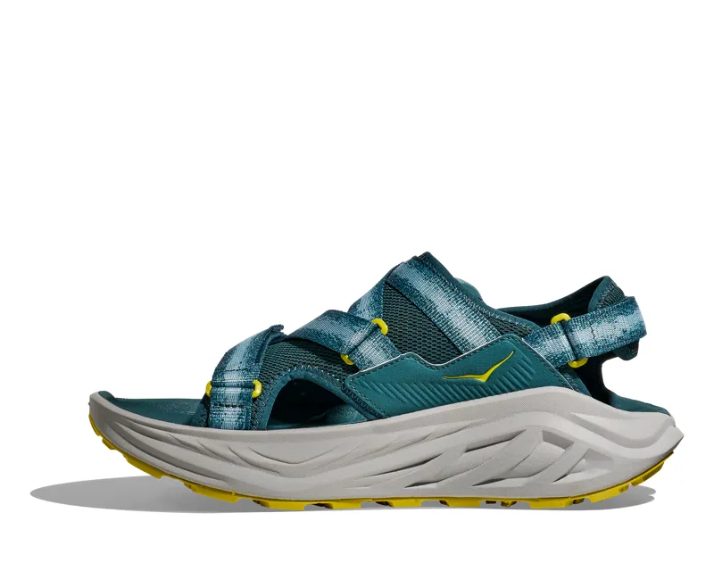 Hoka Men's Infini Hike TC in Blue Twilight/Pea Green-1