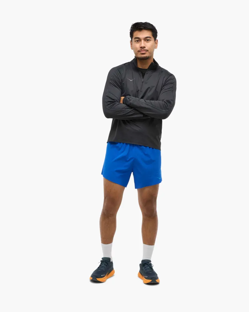 Hoka Men's Glidetech Quarter Zip in Black-4