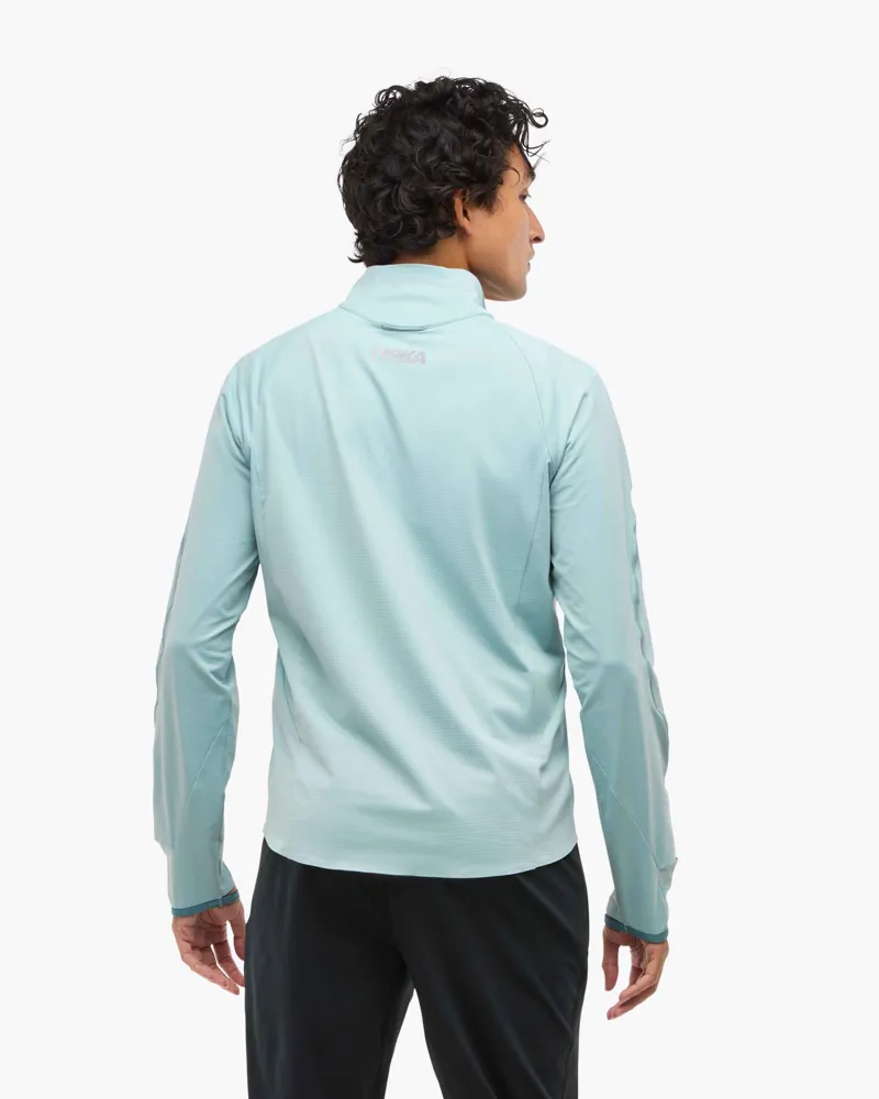 Hoka Men's Glidetech Quarter Zip in Druzy-3