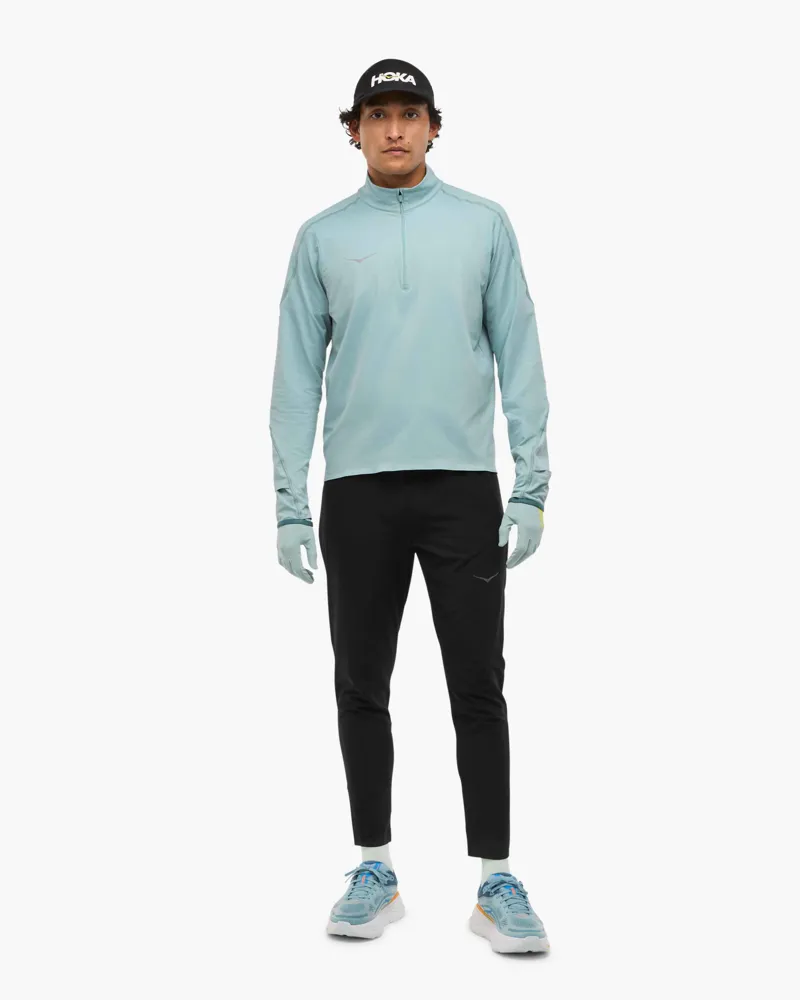 Hoka Men's Glidetech Quarter Zip in Druzy-2