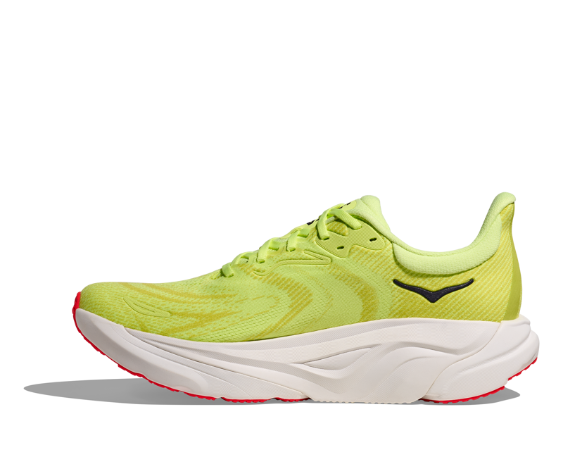 Hoka Men's Arahi 8 in Neon Yuzu/Neon Flame-1