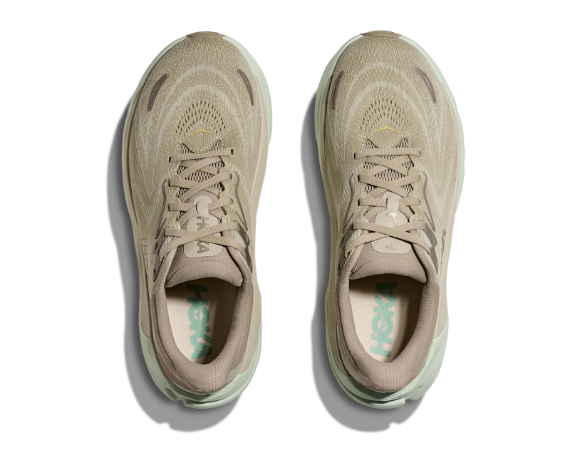 Hoka Women's Arahi 8 in Oyster Mushroom/Truffle Salt-5