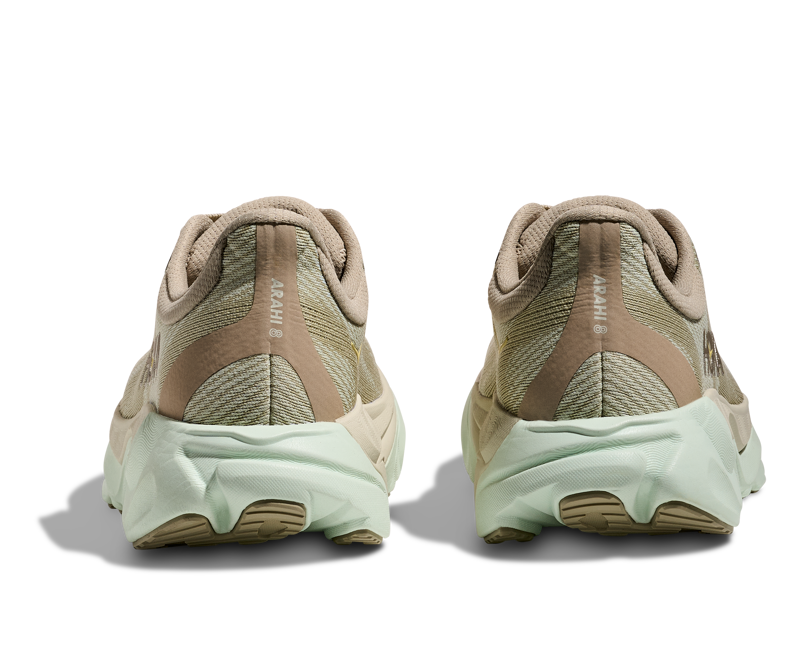 Hoka Women's Arahi 8 in Oyster Mushroom/Truffle Salt-6