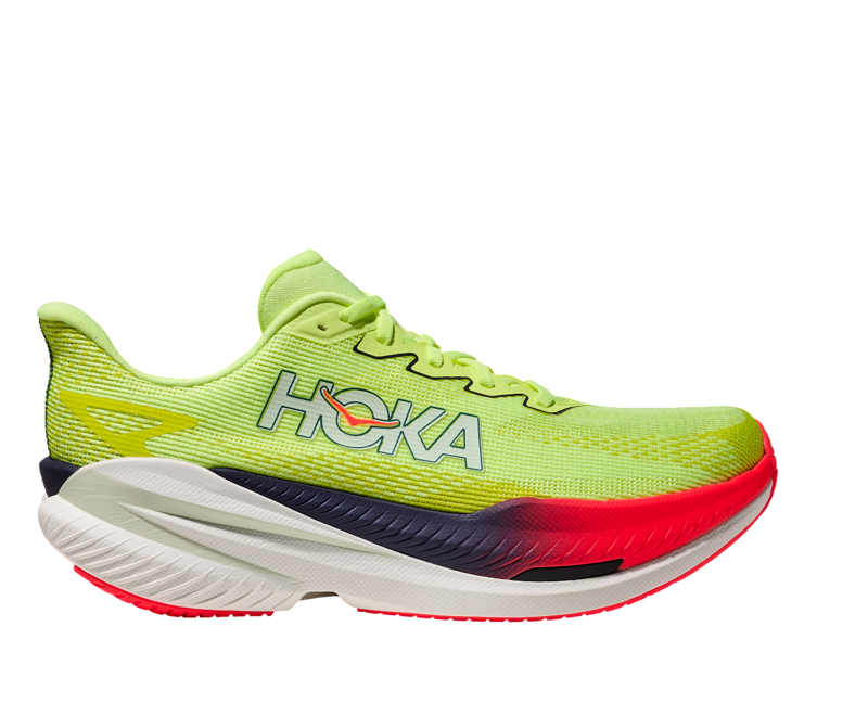 Hoka Men's Mach X 3 in Neon Yuzu/Squid Ink