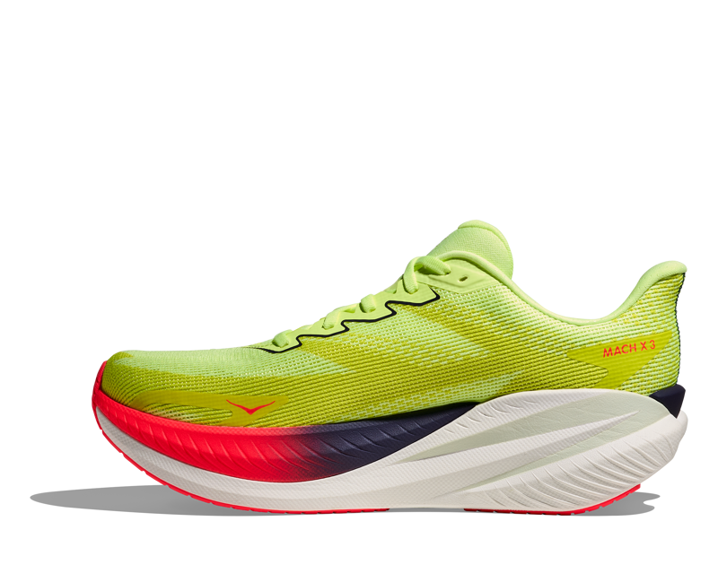 Hoka Men's Mach X 3 in Neon Yuzu/Squid Ink-1