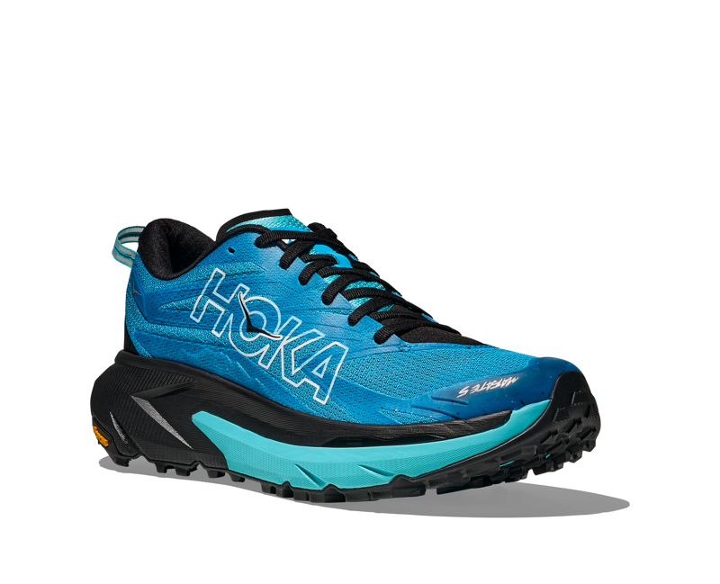 Hoka Men's Mafate 5 in Skyward Blue/Black-2
