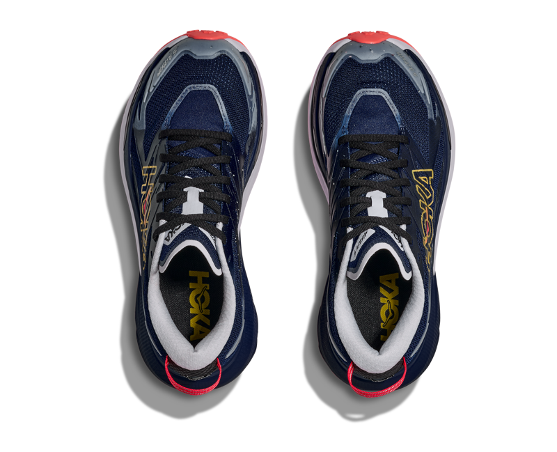Hoka Women's Mafate 5 in Midnight Blue/Starlight Glow-6