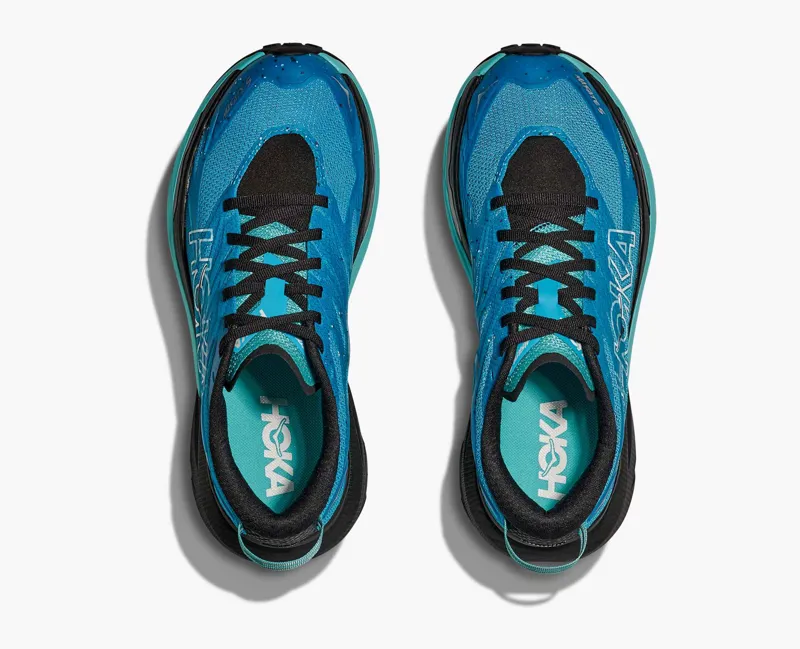 Hoka Women's Mafate 5 in Skyward Blue/Black-5