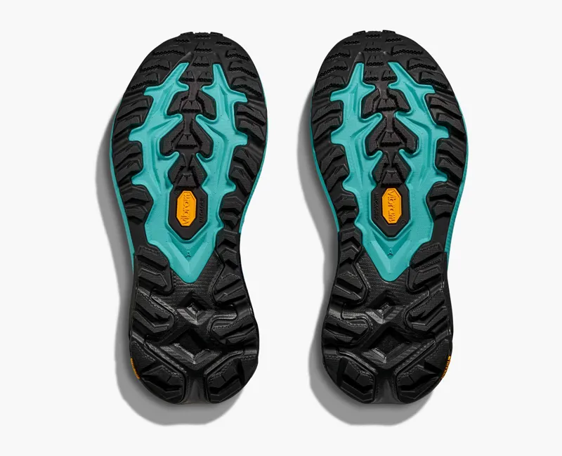 Hoka Women's Mafate 5 in Skyward Blue/Black-6