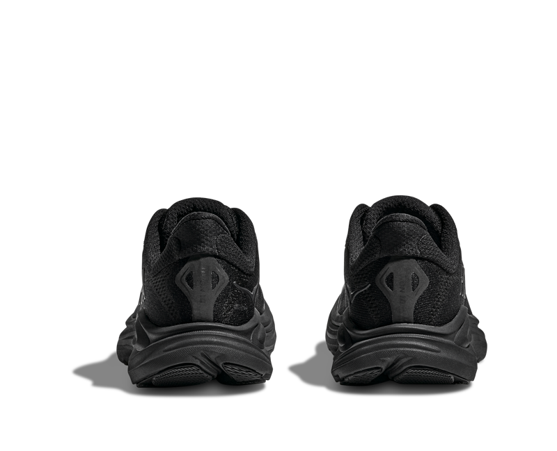 Hoka Youth's Clifton 10 Big Kids in Black/Black-4