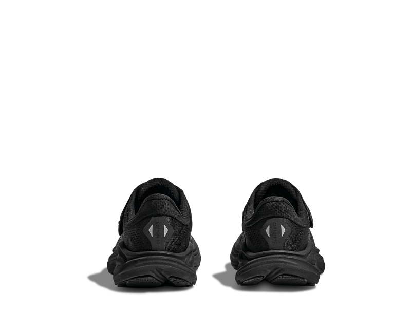 Hoka Kid's Clifton 10 Little Kids in Black/Black-7