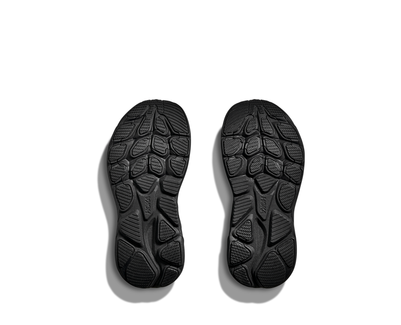 Hoka Kid's Clifton 10 Little Kids in Black/Black-6