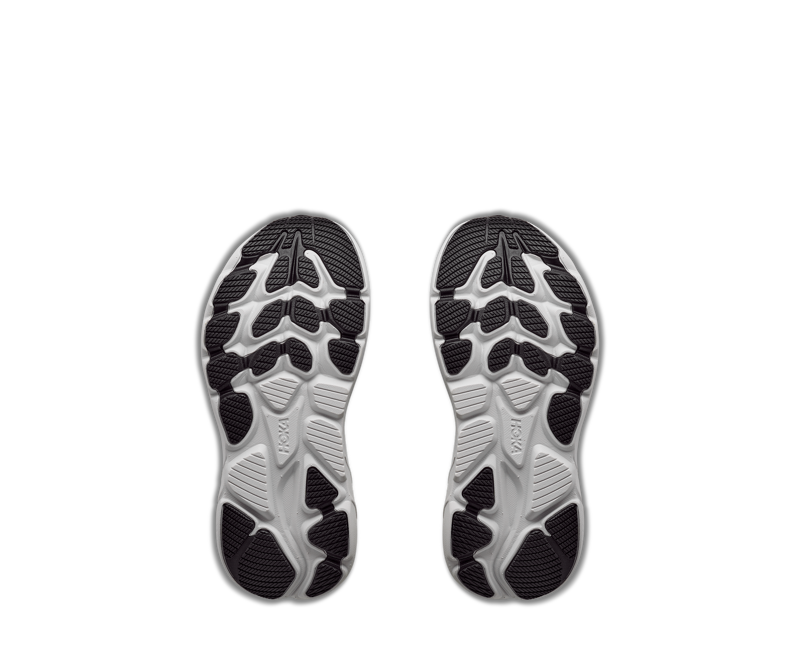Hoka Kid's Clifton 10 Little Kids in Black/Cosmic Grey-6