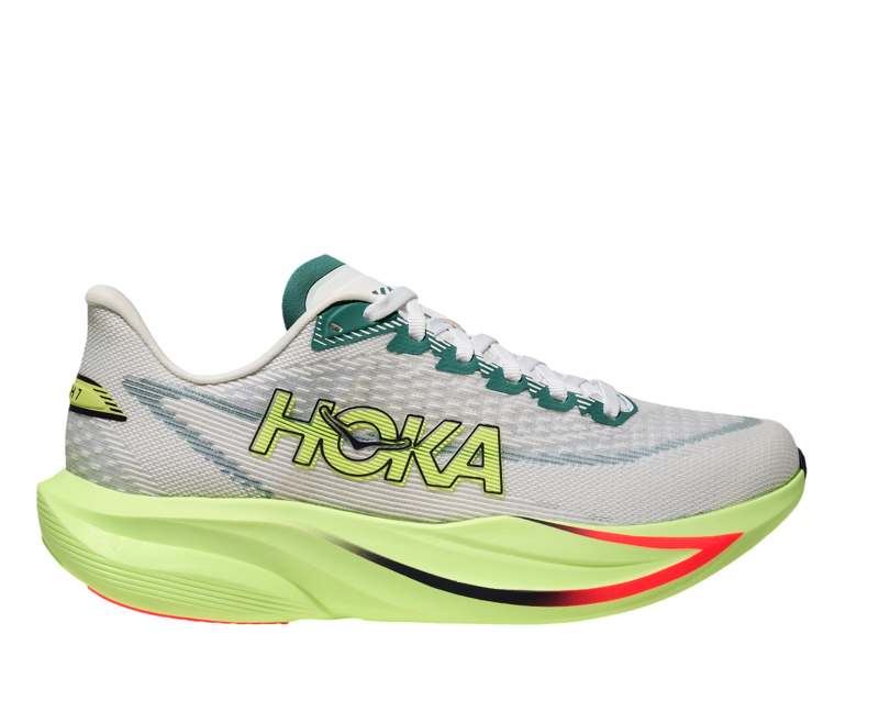 Hoka Men's Mach 7 in Frost/Neon Yuzu