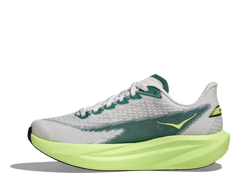 Hoka Men's Mach 7 in Frost/Neon Yuzu-1