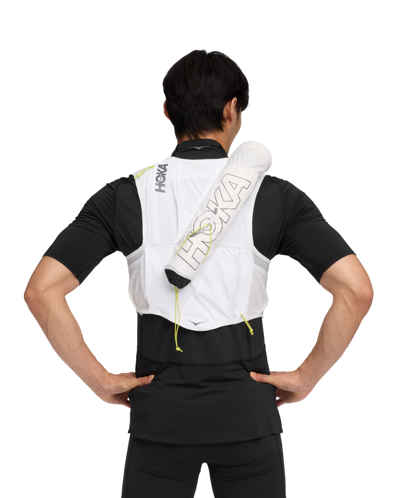 Hoka Trail Run Vest 10L in White-1