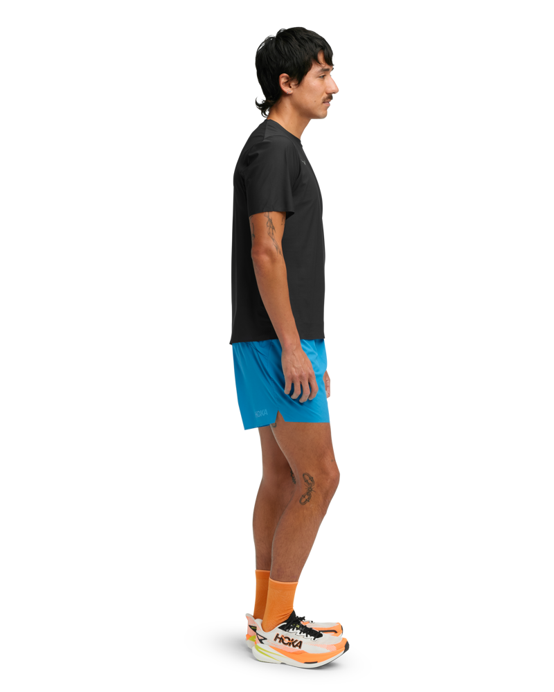 Hoka Men's Airolite 2.0 Tee in Black-1