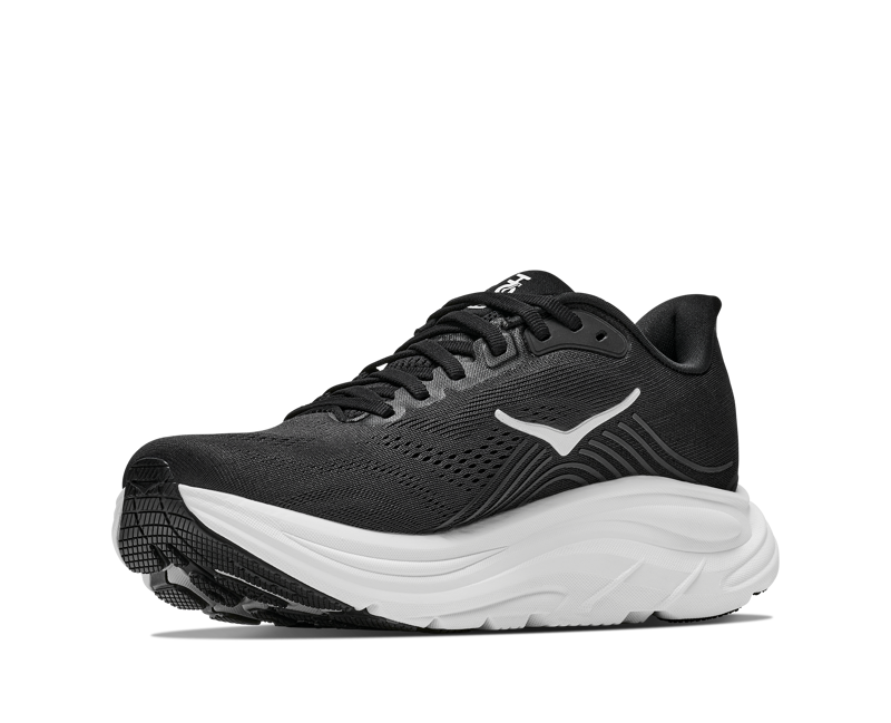 Hoka Men's Clifton 11 in Black/White-4