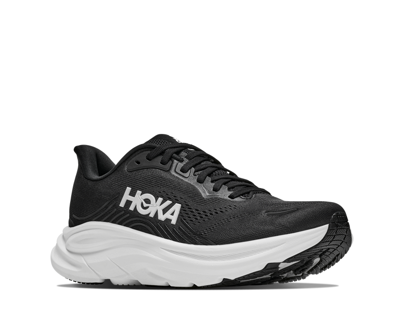 Hoka Men's Clifton 11 in Black/White-3