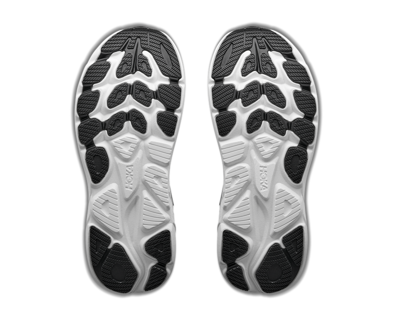 Hoka Men's Clifton 11 in Black/White-6