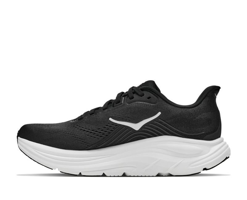Hoka Men's Clifton 11 in Black/White-1