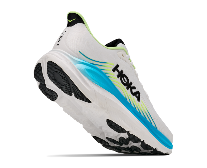 Hoka Men's Clifton 11 in Frost/Black-2