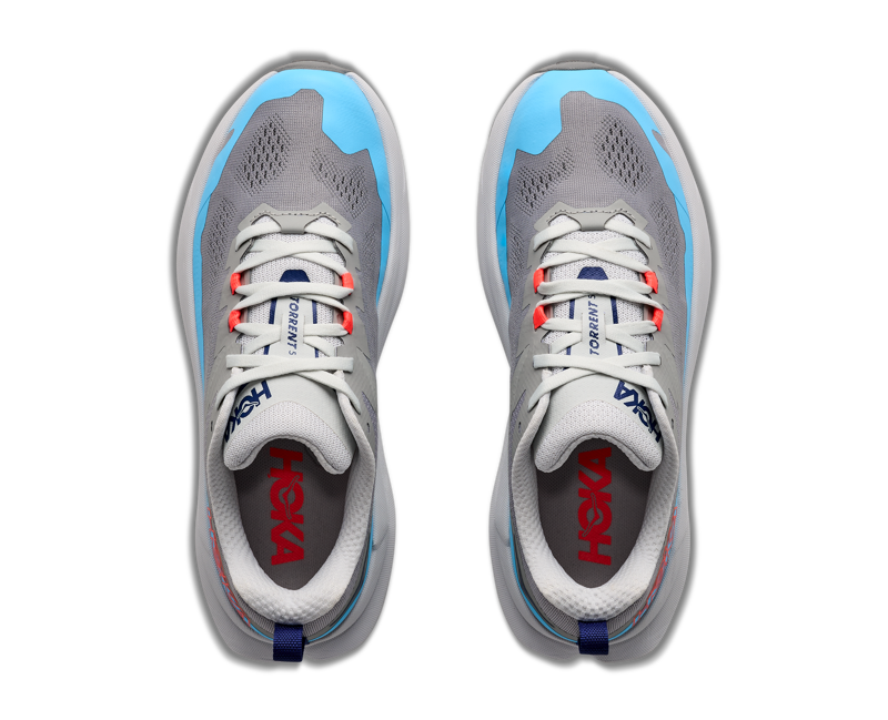 Hoka Women's Torrent 5 in Stellar Grey/Cosmic Grey-5