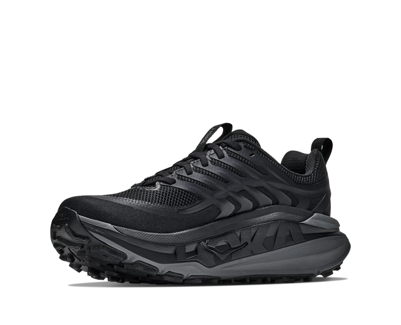 Hoka Men's Stinson 8 in Black/Outer Orbit-4