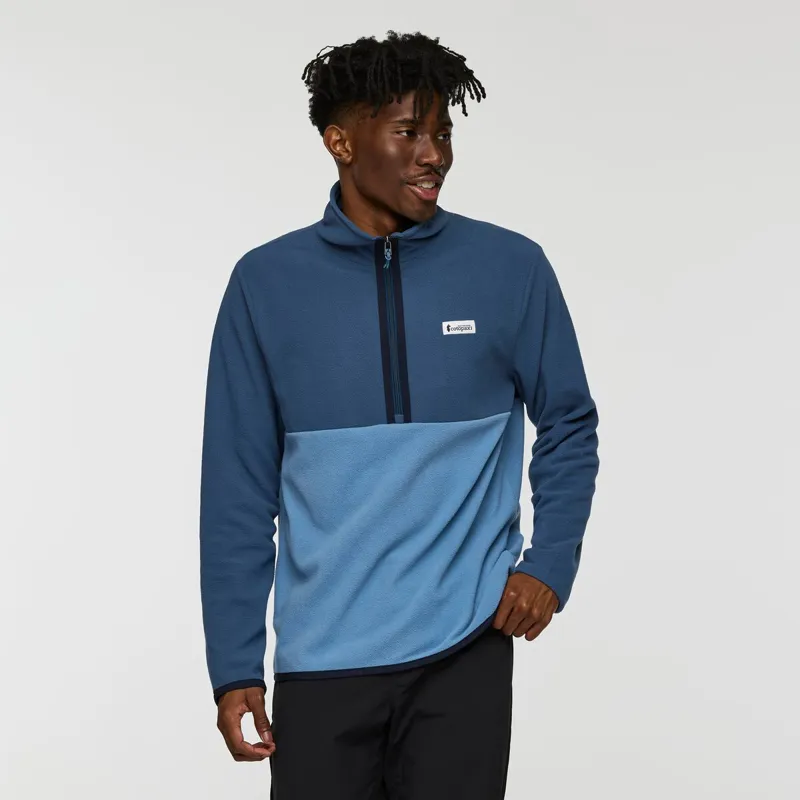 Cotopaxi Men's Amado Fleece Pullover in Deep Sea and Fjord-3