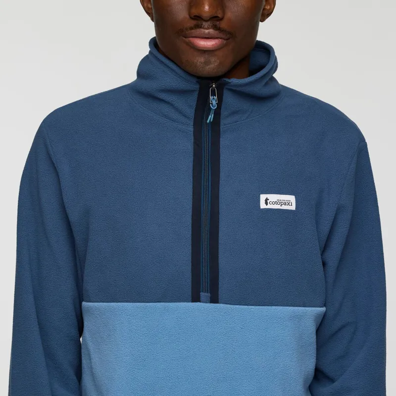 Cotopaxi Men's Amado Fleece Pullover in Deep Sea and Fjord-6