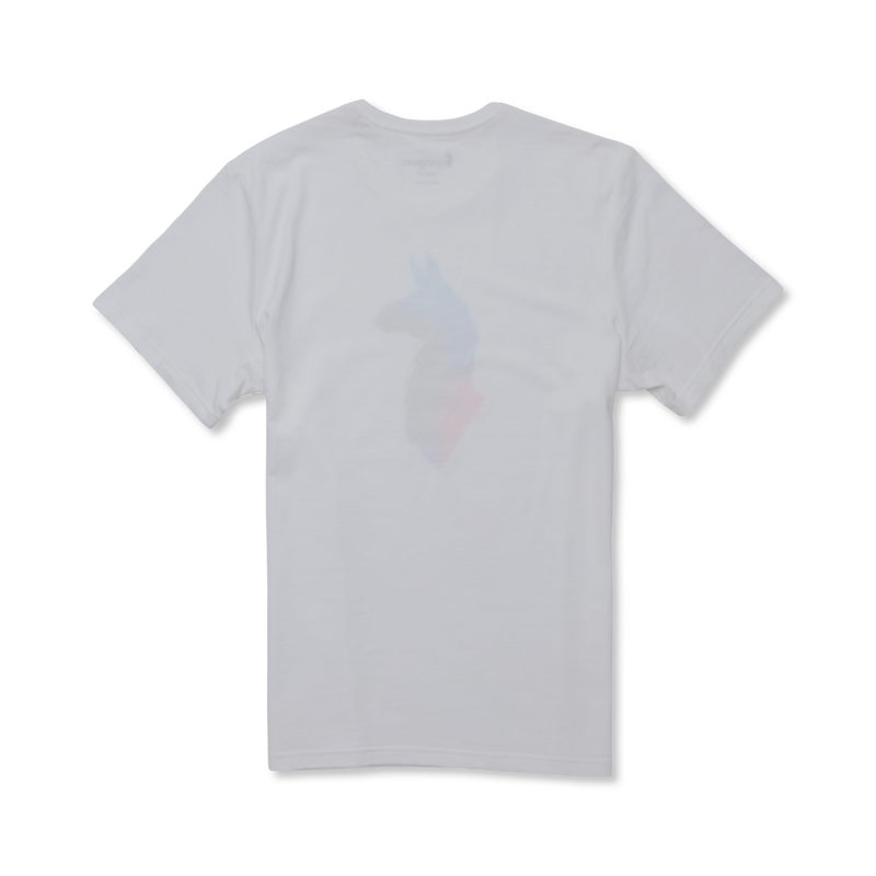 Cotopaxi Men's Bitmap Llama T-Shirt in White-1