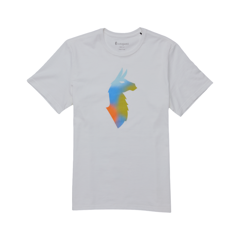 Cotopaxi Men's Bitmap Llama T-Shirt in White