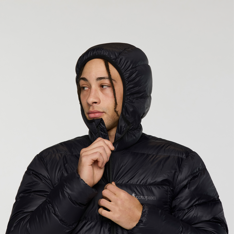 Cotopaxi Men's Fuego Max Down Hooded Jacket in Black-8