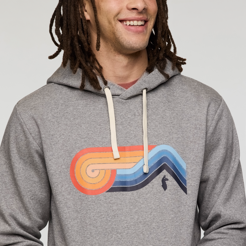 Cotopaxi Men's Melting Sunset Pullover Hoodie in Heather Grey-6