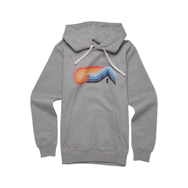 Cotopaxi Men's Melting Sunset Pullover Hoodie in Heather Grey