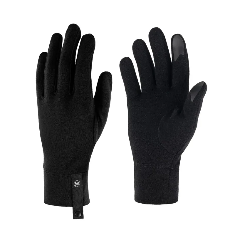 Buff Merino Midweight Gloves in Black