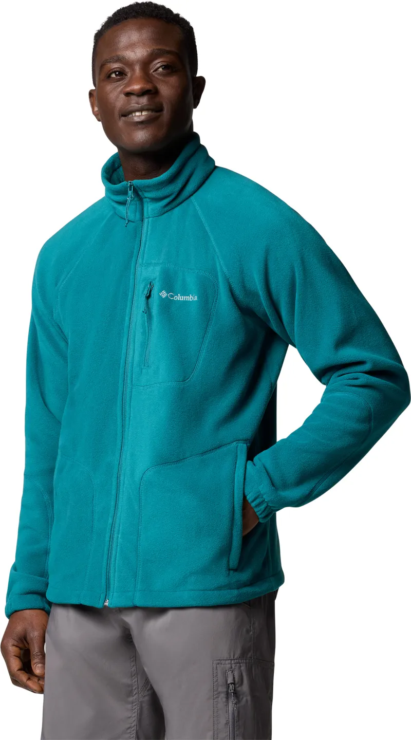 Columbia Men's Fast Trek II Full Zip Fleece in River Blue-1