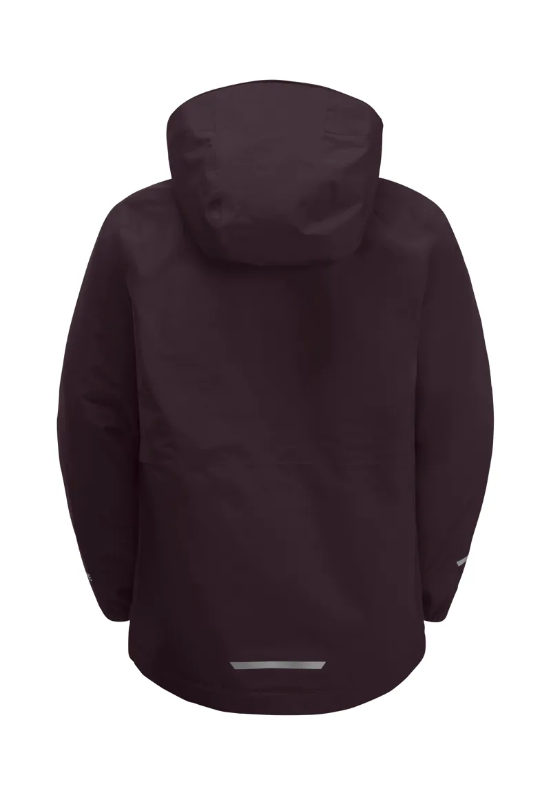 Jack Wolfskin Kid's Snowy Days Jacket in Boysenberry/Pink-1