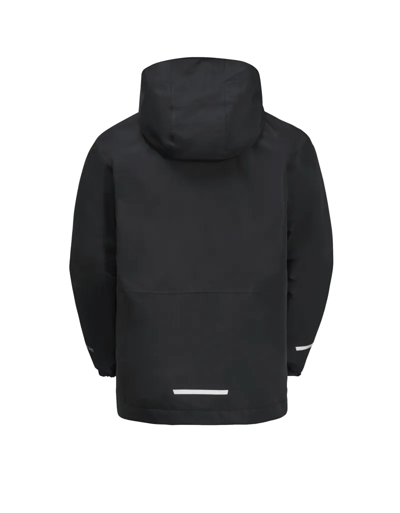 Jack Wolfskin Kid's Iceland 3in1 Jacket in Phantom-1