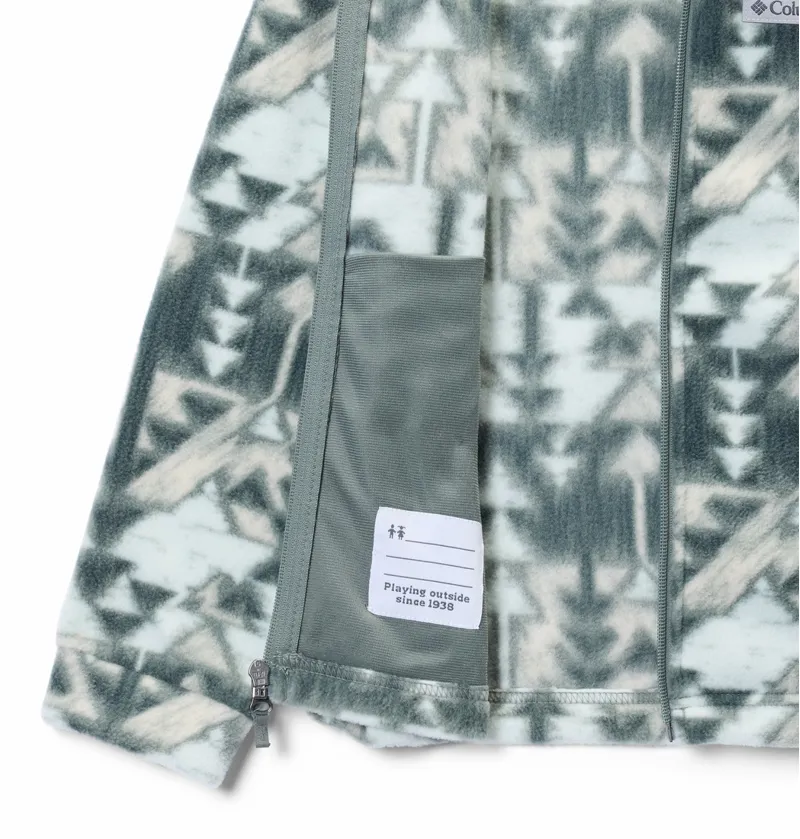 Columbia Kid's Benton Springs II Printed Fleece in Sedona Sage-2