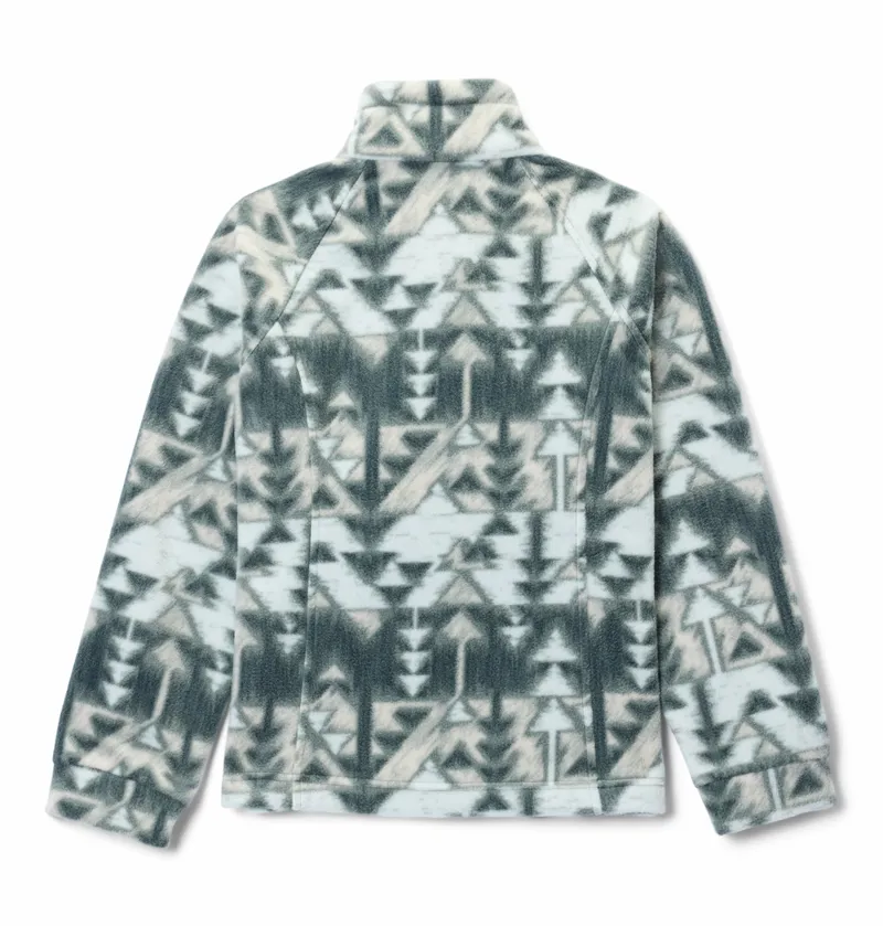 Columbia Kid's Benton Springs II Printed Fleece in Sedona Sage-1