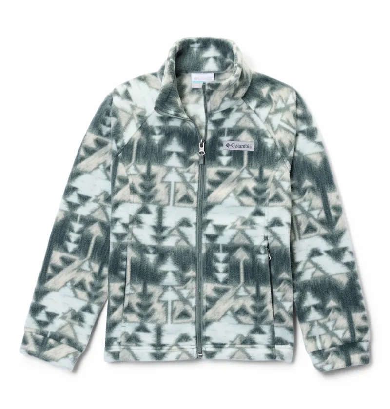 Columbia Kid's Benton Springs II Printed Fleece in Sedona Sage