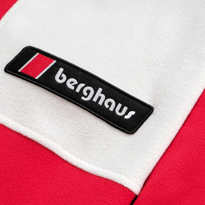 Berghaus Men's 1997 Fleece Jacket in Red/Natural-5
