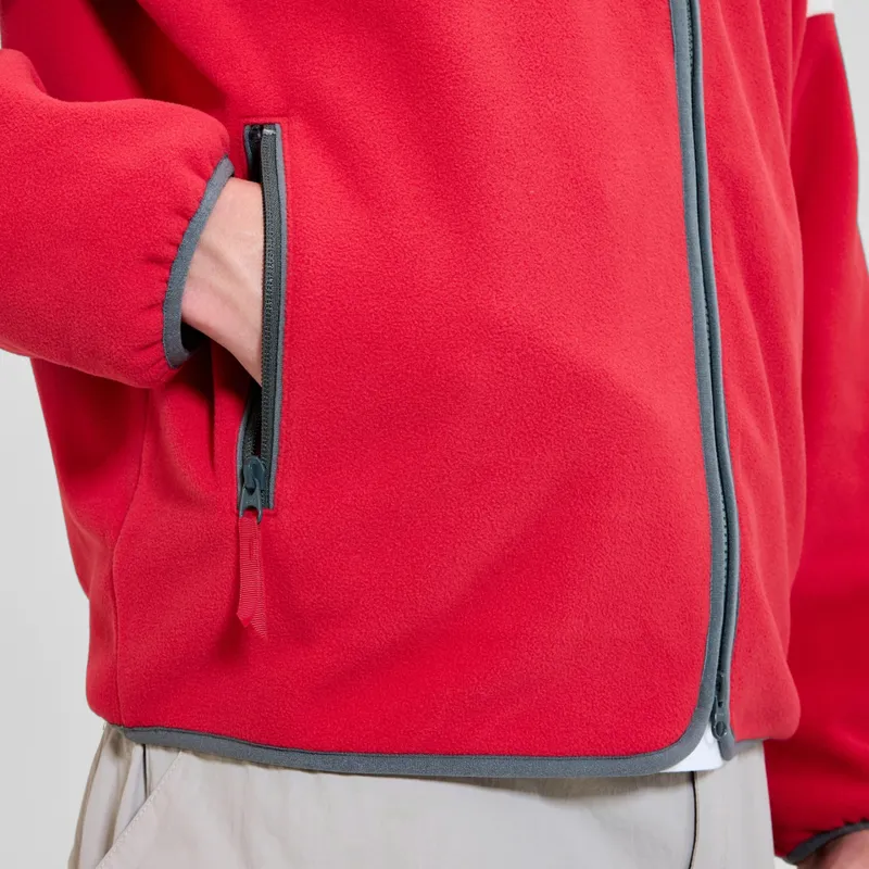 Berghaus Men's 1997 Fleece Jacket in Red/Natural-7