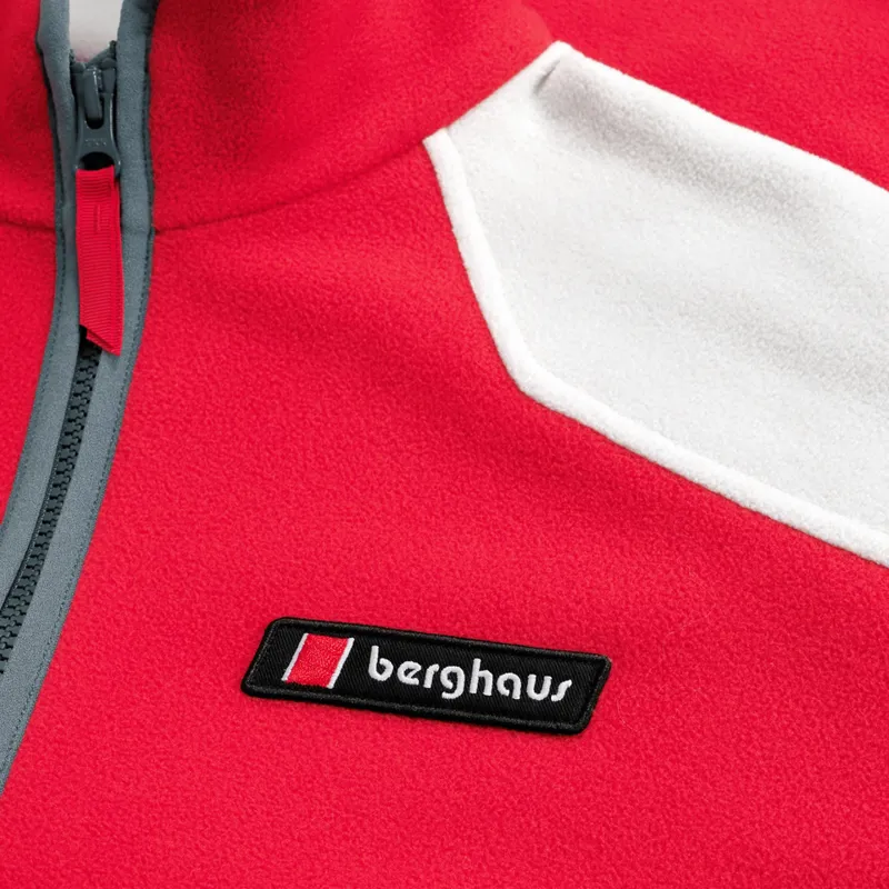Berghaus Men's 1997 Fleece Jacket in Red/Natural-6