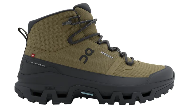 On Running Men's Cloudrock Mid Waterproof in Hunter/Black