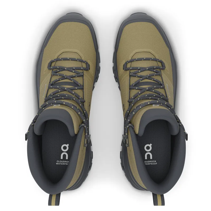 On Running Men's Cloudrock Mid Waterproof in Hunter/Black-3