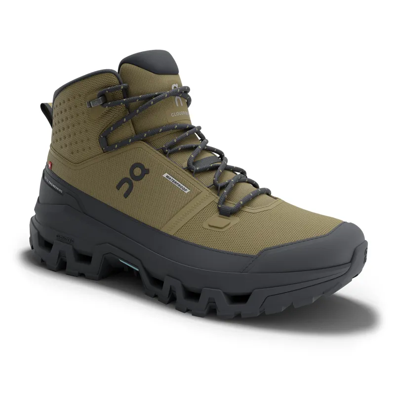 On Running Men's Cloudrock Mid Waterproof in Hunter/Black-1