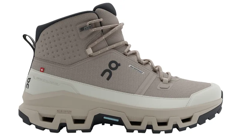 On Running Men's Cloudrock Mid Waterproof in Cinder/Desert