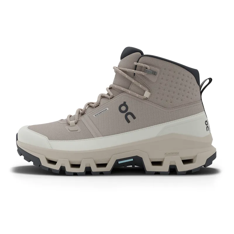 On Running Men's Cloudrock Mid Waterproof in Cinder/Desert-1